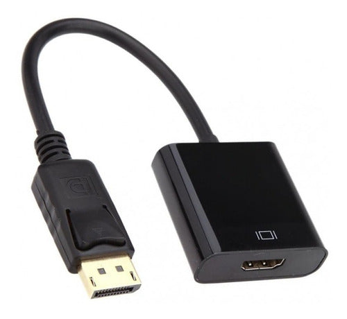 Adaptador Conversor Displayport Entrada A Hdmi Hembra Salida 1