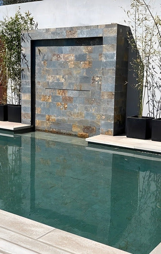 Ardosia Slate Stone with Natural Oxidation - Imported from Brazil 4