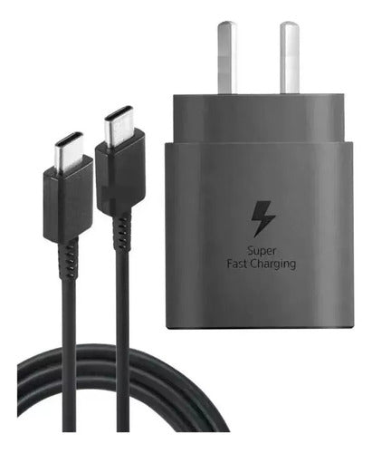 25W Samsung Charger for A52 S20 Fe S21 Plus Ultra A71 6