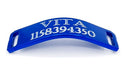 Medallas para Perros Aluminum Anodized Blue Cat Tag 3