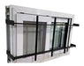 Sliding Window 60x40 with Bars and Mosquito Net 1