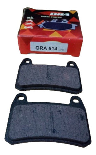 ORA Front Brake Pads Keeway Rkv 200 - BMD Motos 0