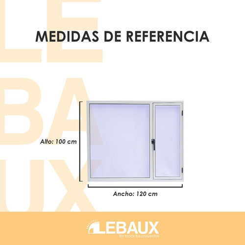 Lebaux Patagonica Window Aluminum Herrero 4mm 120x100 2