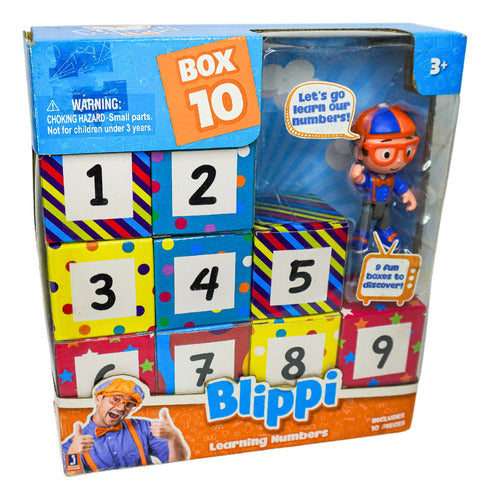 Juego Blippi Aprendiendo Colores Wabro Con Figura 0