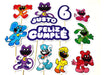 MuchoEvento Adorno Torta Deco Cumple Smiling Crittters Personalizado 2