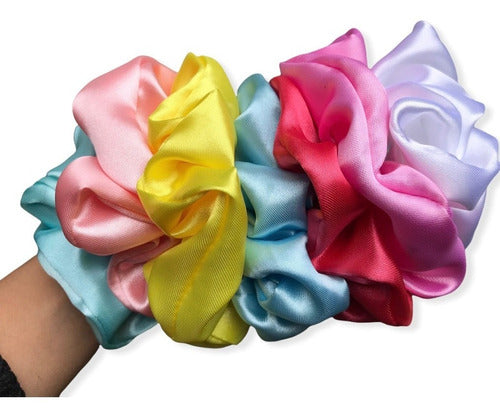 Scrunchies Satin Hair Ties Wholesale 8