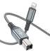 Cable Usb Tipo B A Midi 6.6ft, Cable Usb Otg 2.0 Dispositivo 0