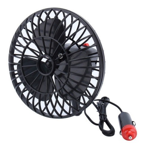 Encendido Oeste Ventilador Plastico 5 Pulgadas 24V Universal Reforzado Negro 0