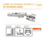 Blum Pair of Hinges Without Spring + Long Tip-On Combo Kit 3
