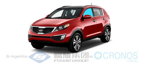 Vidrio Puerta Delantera Izquierda Kia Sportage 5d 2010 Fuyao 1