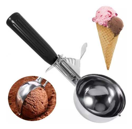 Renkai Stainless Steel Large Ice Cream Scoop 80 Grms 1