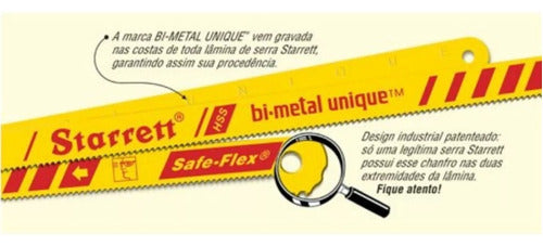 Lâmina P/ Serra Manual Bimetal 24d Amarela Starrett - Bs1224 5