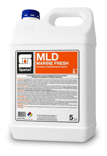 Spartan MLD 5th Generation Quaternary Ammonium 5 Liters X2 Free Shipping! 0