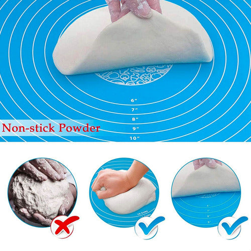 Baluni Silicone Non-Stick Baking Mat with Measurements 2