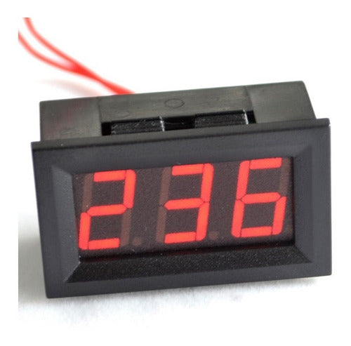 Digital Panel Voltmeter 3-Digit AC 220V - Red Color 1