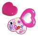 Set De Maquillaje Infantil Con Espejo Corazon Petaca Ak33651 1