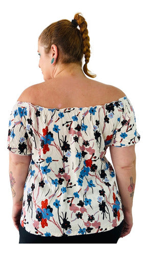 Floral Paisana Blouse Pili Plus Size Summer Specials 22