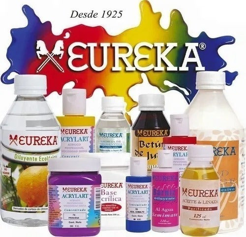 Eureka Acrylic Varnish and Thinner - Gloss Finish 120ml 1