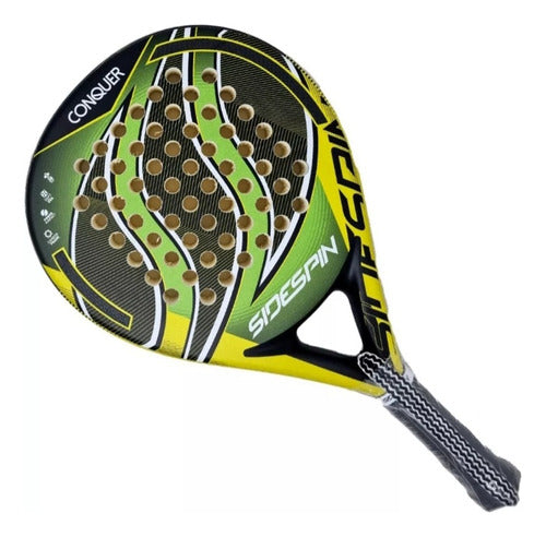 Sidespin Paleta D Padel Conquer Eva Soft Import Carbon Frame 0