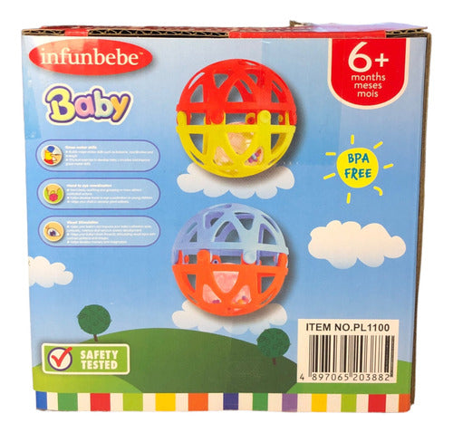 Infunbebe Roll Ball Pelota Sonajero para Bebes +6m 2