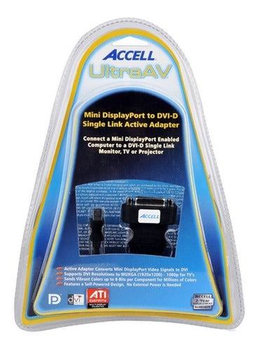 Accell Mdp A Dvi Adaptador - Mini Displayport A Dvi-d Single 4