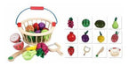 Juego Canasto De Madera Con Frutas Para Cortar Cadaques Kids 0