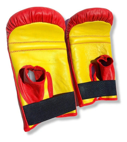 Corti Boxing Bag Gloves Size 4 Original Cow Leather 14