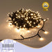 Solar Christmas Lights Garland 2x100 LED Warm White Outdoor 10m 5