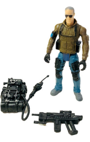 Warwolf Soldado Muñeco Articulado Tipo Gijoe Figura Accion F 0