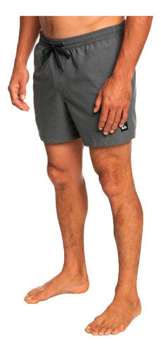 Quiksilver Lifestyle Men's Everyday Deluxe Swim Trunks Grey Blw 3