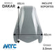 Windshield with Universal Support Corven Triax 150 200 250 Mtc 13