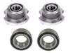 NBC Fiat Uno Fire Front Wheel Bearings and Rear Hubs Kit X4 0