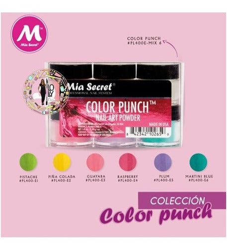 Mia Secret Color Punch Polymer Collection Pastel 1