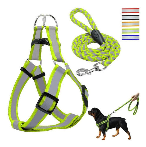 Pet Dog Harness + Reflective Leash for Small Dogs and Puppies 0