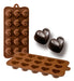 JTA Store Technology Silicone Chocolate Mold Hearts X15 Cavities 0