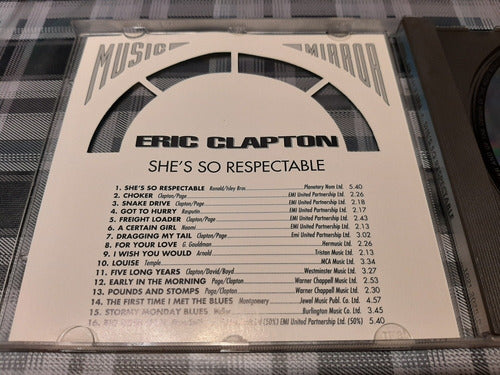 Eric Clapton - She's So Respectable - Cd Importado 93 Unico 1