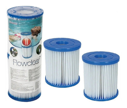 Replacement Cartridge Filter for Bestway Pump 2-Pack x 4 Units Shipping 0