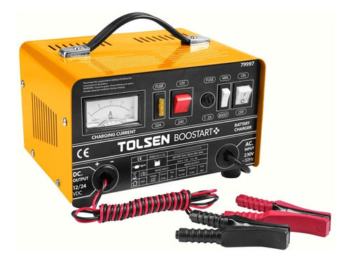 Tolsen Cargador Rápido De Batería 12-24 Volt 79997 0