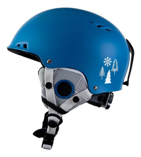 Ombak Kids Snowboard and Ski Helmet Byron Blue 2