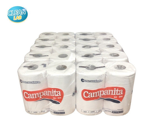 Campanita XL Toilet Paper Bulk Pack 40 Rolls 50m Double Ply 3