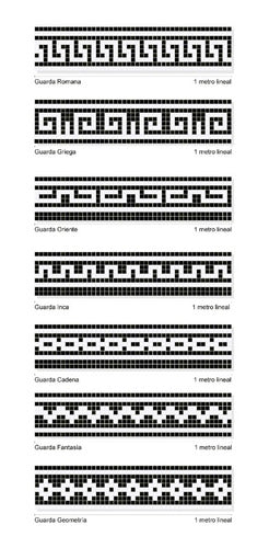 Black and White Venetian Borders for Pools - Height 22cm 0