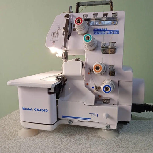 Yamata Overlock Semi Industrial Professional La Mejor 4 Hilos 7