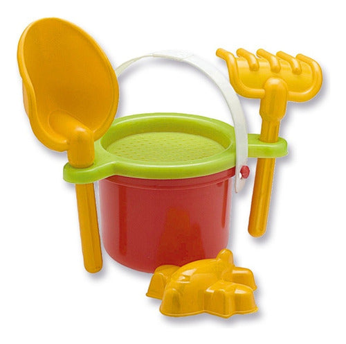 Duravit Beach Play Set: Bucket, Shovel, Rake, Sifter, and Mold 0