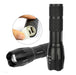 Powerful Rechargeable Tactical Military LED Flashlight Hunting Fishing Zoom Kit 4