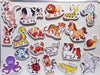 Finix RS Wooden Animal Figurine Magnets - 20 Pieces 2