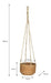 Alta Gracia Deco Natural Fiber Planter for Hanging or Supporting - Small 1