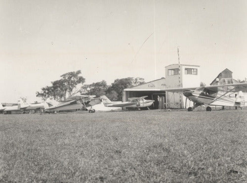 Hangar De Rocha En El Año 1966 - Lámina 45x30 Cm. 1