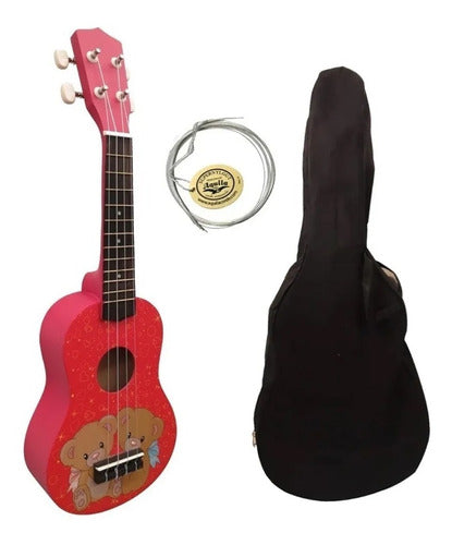 Sunset Ukelele Soprano Animated Characters Design + Accessories 0