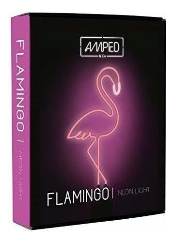 Amped & Co Neon Flamingo De Computadora Rosa 3