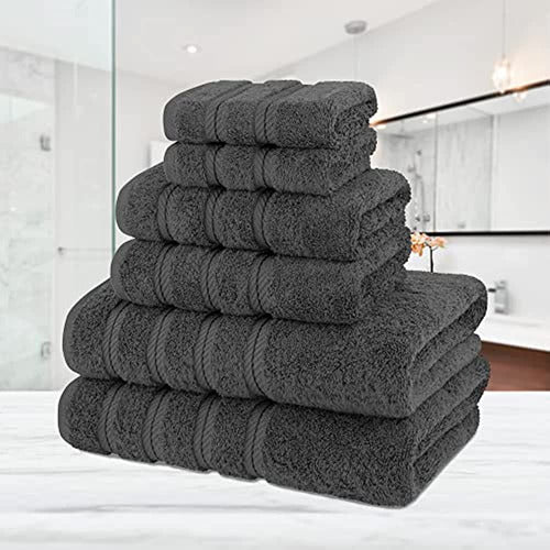 American Soft Linen, 6-Piece Towel Set, 2 Towels 1